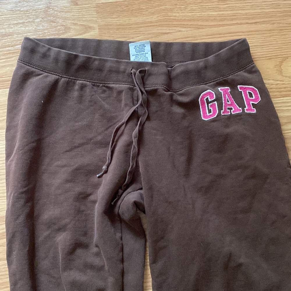 Brown sweatpants